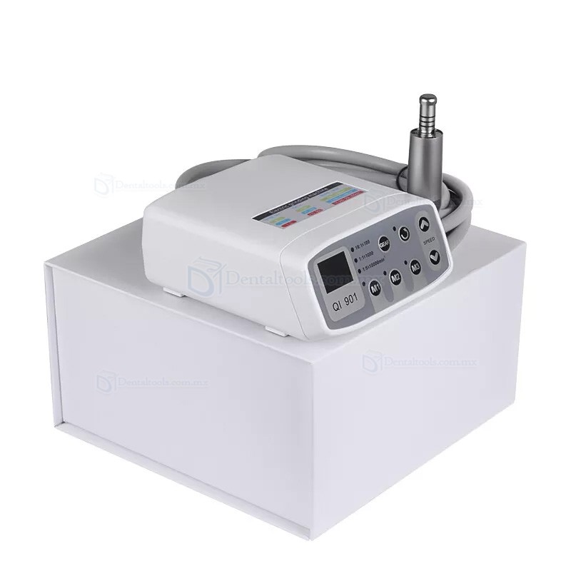 QI-901 Micromotor el&eacute;ctrico dental sin escobillas con luz LED